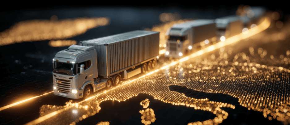 Flotte auf der Autobahn